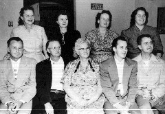 Ray Dorrough; Sallie (Sally); Edward Dorrough; Marie; Della Collins Dorrough; Joy Sayger; George Dorrough; Thelma Fry; Bruce Dorrough